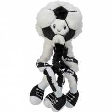 FIFA 2026 futbalová lopta s nožičkami, 32 cm, chlpatý plyš, biela/čierna - LIMITOVANÁ PONUKA