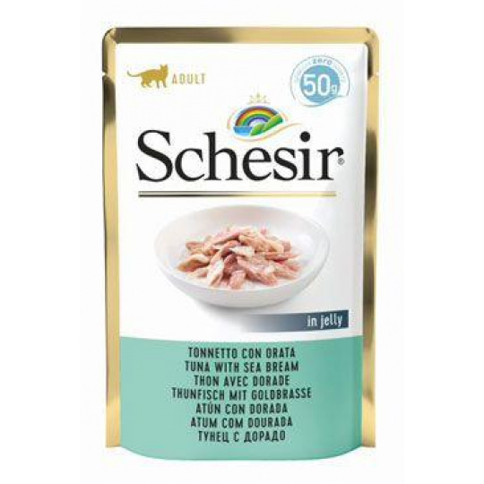 Schesir Cat kapsička Adult tuniak/pražma 50g Schesir Cat kapsička Adult tuniak/pražma 50g