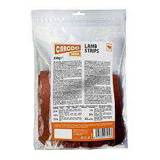 CARODO Dog poch. Jahňacie prúžky 250g