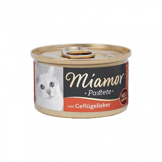 MIAMOR Meat pâté with poultry and liver - pamlsek pro kočky - 85g