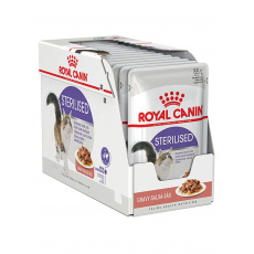 ROYAL CANIN FHN Sterilised in sauce - vlhké krmivo pro dospělé kočky - 12x85g