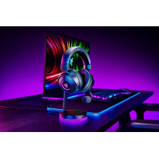 Razer Kraken V3 Pro Sluchátka s mikrofonem Kabelový a bezdrátový Přes hlavu Hraní USB Typ-A Černá