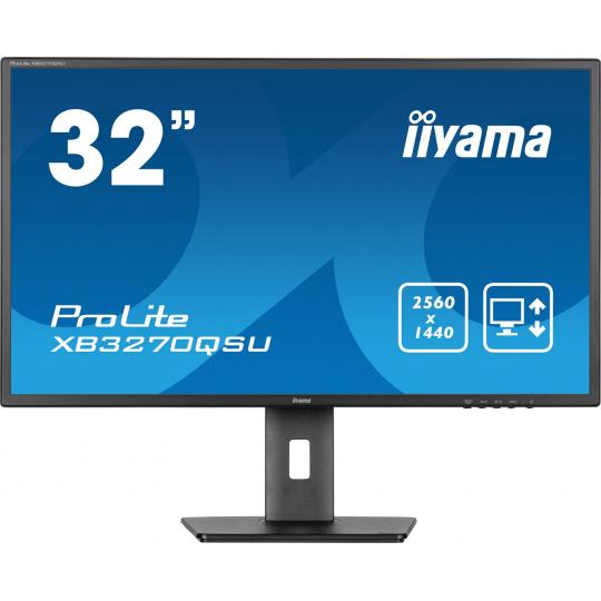 iiyama ProLite XB3270QSU-B1 počítačový monitor 81,3 cm (32") 2560 x 1440 px Wide Quad HD LED Černá