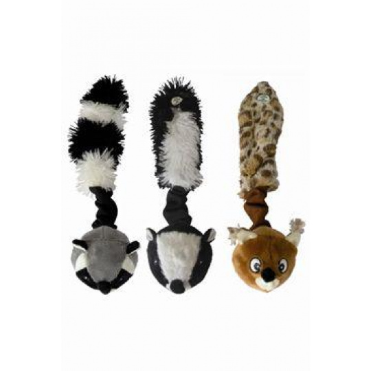 Hračka pes Lopta s chvostíkom pískacia 26cm Skinneeez Hračka pes Lopta s chvostíkom pískacia 26cm Skinneeez