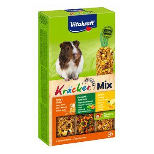 Vitakraft Rodent Guinea pig Kräcker med/zelenina/citrus 3ks