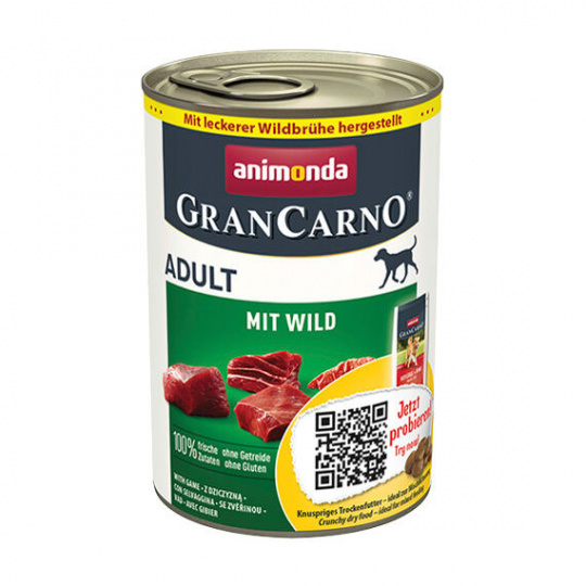 GRANCARNO Adult - so zverinou 400 g