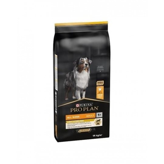 ProPlan MO Dog Adult All Size Light/Sterilised kura 14 kg ProPlan MO Dog Adult All Size Light/Sterilised kura 14 kg