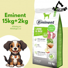 Eminent Dog Lamb Rice 15+2kg