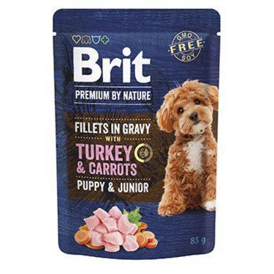 Brit Premium Dog Puppy Fillets Gravy Turkey&Carrots85g Brit Premium Dog Puppy Fillets Gravy Turkey&Carrots85g