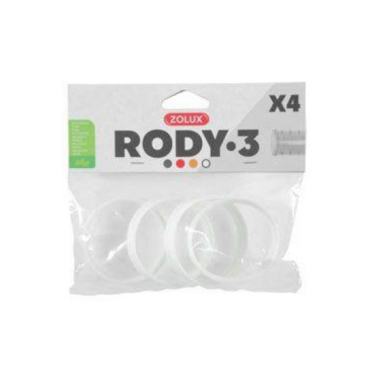 Komponenty Rody 3-spojovací krúžok biely 4ks Zolux