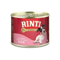 Rinti Dog Gold konzerva teľacie 185g Rinti Dog Gold konzerva teľacie 185g
