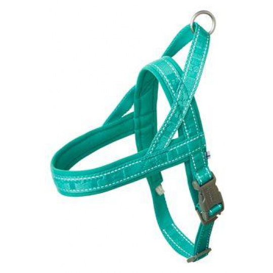 Postroj Hurtta Casual ECO pávia zeleň 50-60cm