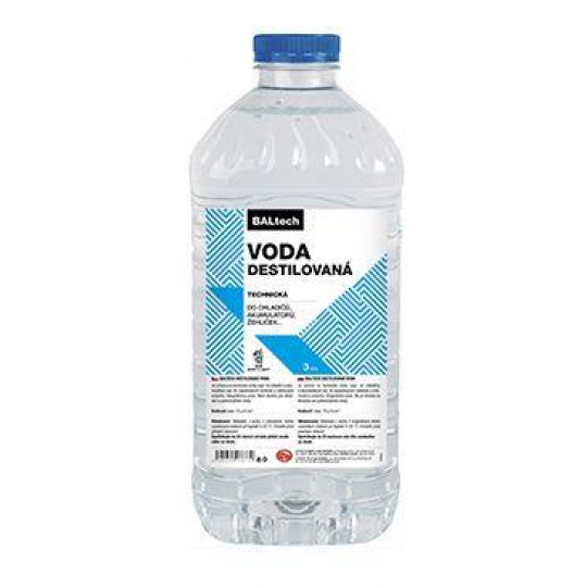 Voda destilovaná Baltech 3l Voda destilovaná Baltech 3l