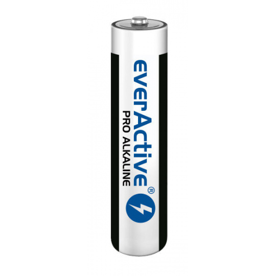 Alkalické baterie everActive Pro Alkaline LR03 AAA - sáček 10 kusů