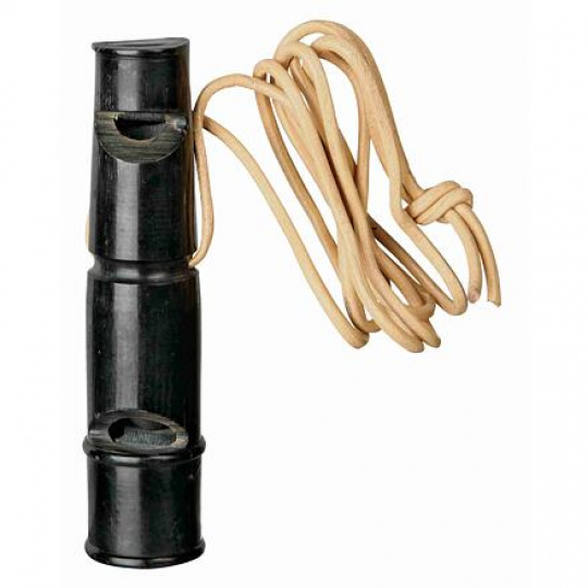 Buffalo píšťalka z byvolieho rohu 9cm TRIXIE