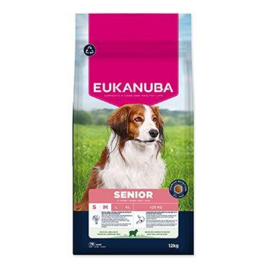 Eukanuba Dog Senior Small&Medium rich in Lamb 12kg