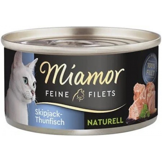 MIAMOR Feine Filets Naturell Tuna - mokré krmivo pro kočky - 80g