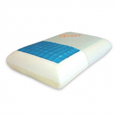 Ortopedický polštář QMED s chladicím gelem - tvarovou pamětí (COMFORT GEL PILLOW)