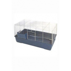 Klietka Bunny Bungallow chróm skladacia modrá 80cm Klietka Bunny Bungallow chróm skladacia modrá 80cm