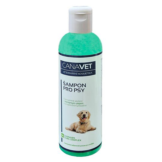 CANAVET šampón pre psy s antipar.prísadou Canabis CC 250ml