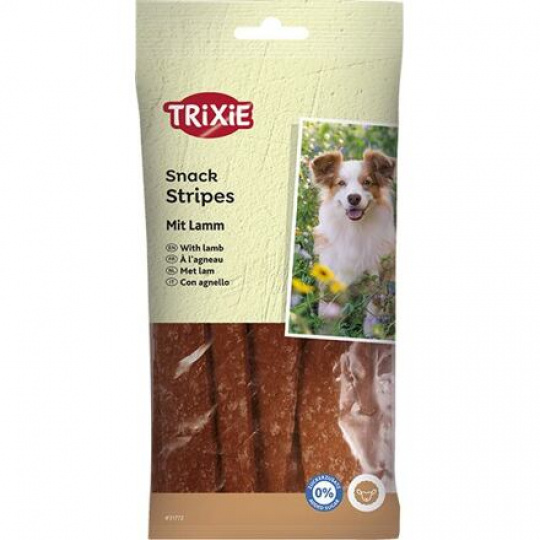 STRIPES - jahňacie pásiky 10 ks / 100 g STRIPES - jahňacie pásiky 10 ks / 100 g