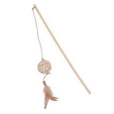 Hračka mačka udica ETHICAT RATTAN loptička Zolux Hračka mačka udica ETHICAT RATTAN loptička Zolux