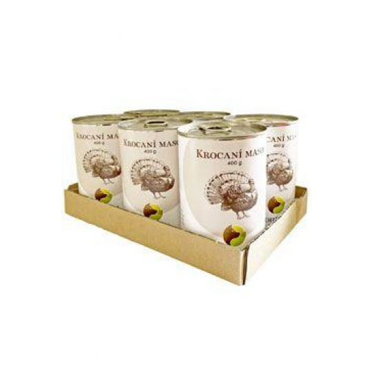 BOHEMIA MASO Morčacie vo vlastnej šťave SIX PACK 6x400g BOHEMIA MASO Morčacie vo vlastnej šťave SIX PACK 6x400g