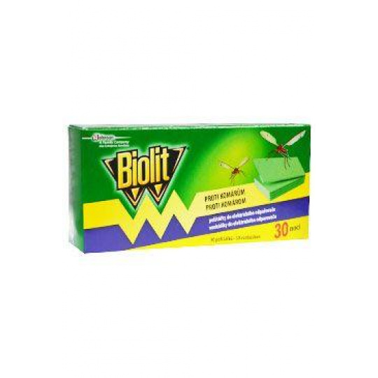 Biolit náhradné vankúšiky proti komárom 30ks Biolit náhradné vankúšiky proti komárom 30ks