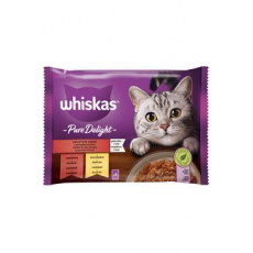 Whiskas kaps. Pure Delight klas.výber v želé 4x85g Whiskas kaps. Pure Delight klas.výber v želé 4x85g