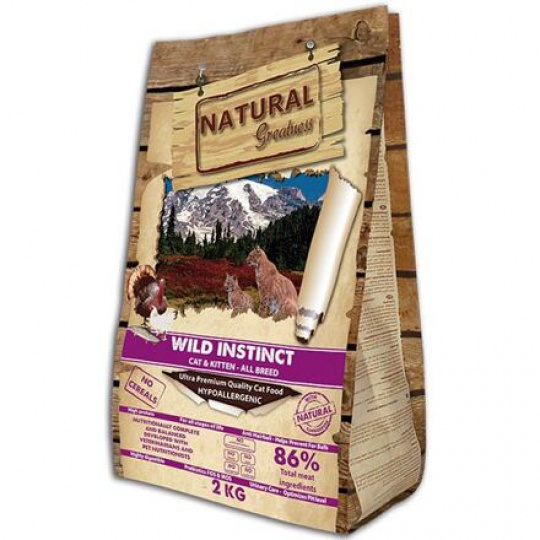 Natural Greatness Cat Wild Instinct Baby&Kitten /kuracie, morčacie/ 2 kg Natural Greatness Cat Wild Instinct Baby&Kitten /kuracie, morčacie/ 2 kg