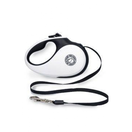 Vodítko samonavíjacie 12kg/3m čiernobiela Kiwi Vodítko samonavíjacie 12kg/3m čiernobiela Kiwi