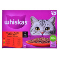 WHISKAS Classic Meals in Sauce - mokré krmivo pro kočky - 12x85g