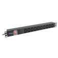 LANBERG POWER STRIP RACK PDU (1U,10A,7X IEC C13,2M)