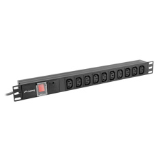 LANBERG POWER STRIP RACK PDU (1U,10A,7X IEC C13,2M)