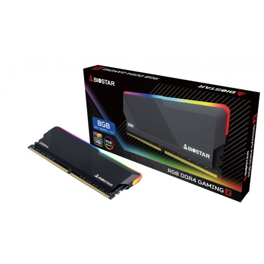 Biostar RGB DDR4 GAMING X paměťový modul 8 GB 1 x 8 GB 3600 MHz