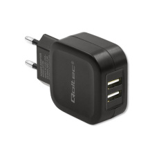 Qoltec 50186 Nabíječka 17W | 5V | 3,4A | 2xUSB