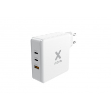 Xtorm 3portová USB nabíječka 140W USB-C PD3.1 EPR GaN, bílá (USB-C PD EPR 140W, USB-C PD100W, USB-A QC 3.0)