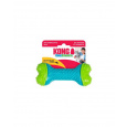 Hračka Kong Dog Corestrength Kosť, zeleno-modrá, guma, S/M