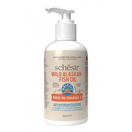 Lososový olej s treskou Schesir Grizzly 1000ml