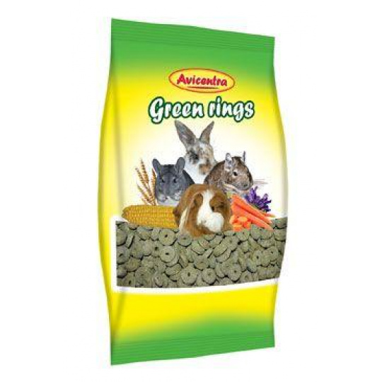 Avicentra krúžky s lucernou pre hlodavce 10kg