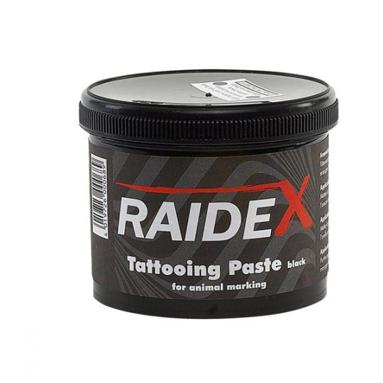 Farba tetovacia čierna Raidex 600 g