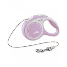 Vodítko Flexi New Comfort lanko M 5 m svetloružové (do 20 kg) Vodítko Flexi New Comfort lanko M 5 m svetloružové (do 20 kg)