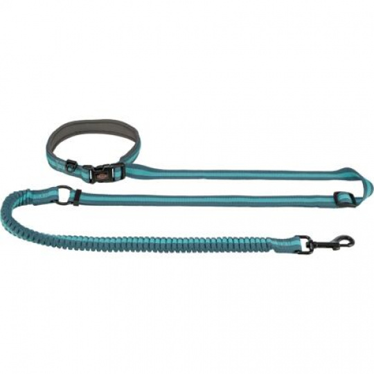 Jogging vodítko 1,33-1,80 m/20 mm petrolej/aqua Jogging vodítko 1,33-1,80 m/20 mm petrolej/aqua