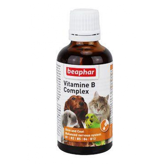 Beaphar Vitamín B Komplex pes, mačka, vtáky 50ml Beaphar Vitamín B Komplex pes, mačka, vtáky 50ml