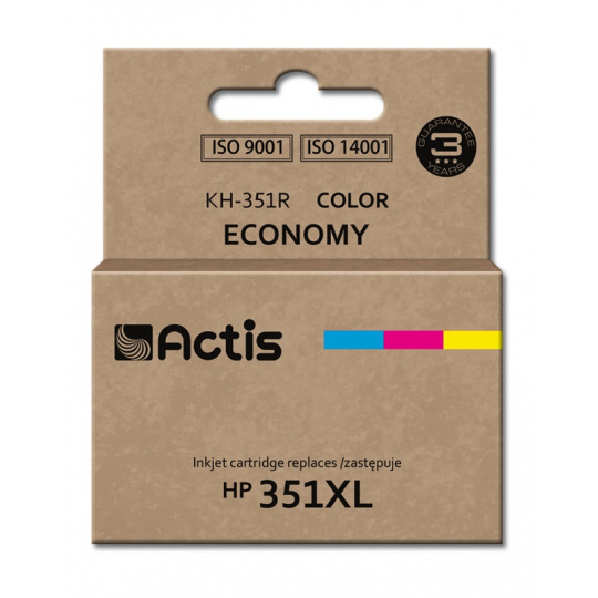 Actis KH-351R Inkoust (náhrada za HP 351XL CB338EE; standardní; 21 ml; barevný)