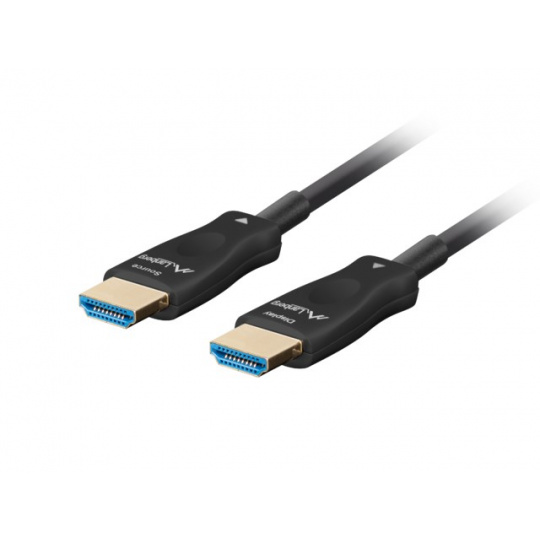 LANBERG HDMI KABEL LANBERG HDMI KABEL M/M V2.1 10M OPTICKÝ AOC ČERNÝ