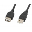 Lanberg CA-USBE-10CC-0007-BK USB kabel USB 2.0 0,7 m USB A Černá