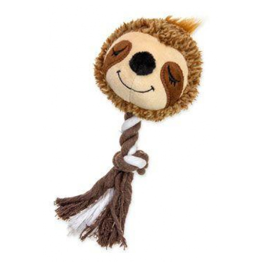 Hračka pes Lenochod na šnúrke 22cm plyš KAR Hračka pes Lenochod na šnúrke 22cm plyš KAR