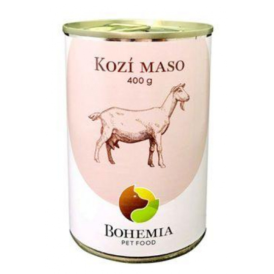 BOHEMIA MASO Kozie vo vlastnej šťave 400g BOHEMIA MASO Kozie vo vlastnej šťave 400g