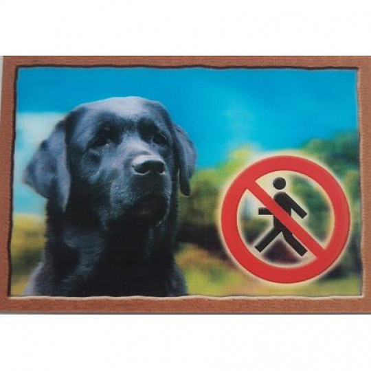 Ceduľka 3D PSI, Labradorský retríver (čierny)
